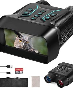 Night Vision Goggles 4k Night Vision 4.5inch Screen 4500mAH Battery 32GB Storage Photos Videos 8X Digital Zoom 36MP 7Level Camping Wildlife Observation Hunting