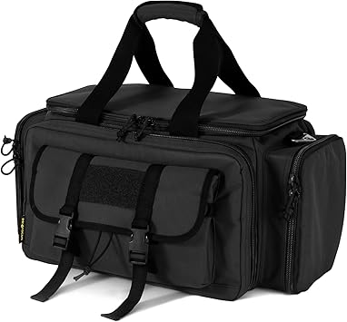 thumbnail image 2 of PROFOCUS Tactical Range Bag - Lockable 40L Gun Case For 4+ Handguns With MOLLE System (Brown) 2 of 4