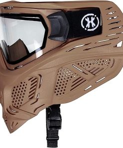 HK Army HSTL Skull Paintball Goggle/Airsoft Mask (Tan, Clear) 2
