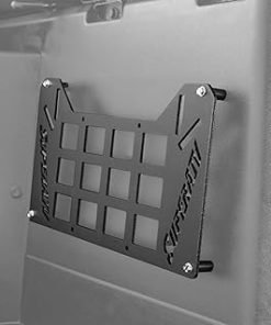 SuperATV Universal Rigid Molle Panel – Universal Fit – Multiple Molle Mount Locations – 4 Holster Mounting Locations – Made of 1/8 Inch Steel – Holster Mounts Accept Any 1.5 Inch Belt Clip Holsters 2