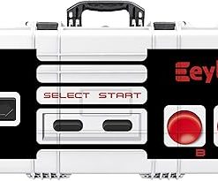 Eylar 38″ Hard Roller Rifle Case w/Retro Controller UV Print and RAGAR 35.75″ Foam Insert, Waterproof, Shockproof Meets TSA Requirements