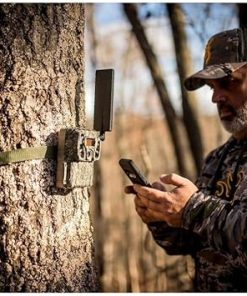 Browning Trail Cameras Defender Vision Pro HD 24MP Dual SIM Hunting Game Trail Camera – Ultra High Gain Antenna, 110′ Night Detection Range & Smartphone App Compatibility 2