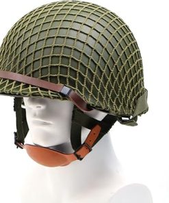 Airborne WW2 US M1C Helmet with Cover 506th Parachute Jump Version 2