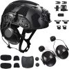 Lightweight Construction Tactical Fast Helmet Integrated NVG Mount Adjustable Size for Adult and Teenager