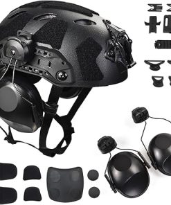 Lightweight Construction Tactical Fast Helmet Integrated NVG Mount Adjustable Size for Adult and Teenager