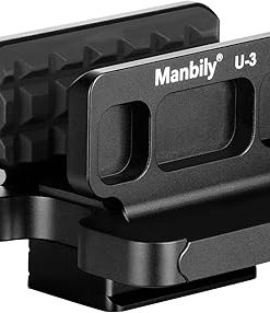 Manbily Shooting Rest Saddle for Hunting Shooting Stick Tripods Bipods Monopods Stand-Black(U-3)