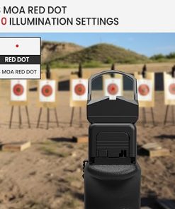 VOTATU Shake Awake 3 MOA Red Dot Compatible with RMR Footprint PMD504-SR Reflex Sight for Pistols Optic with Picatinny Mount 2