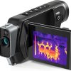 Teslong 2 in 1 Thermal Monocular 256×192, 11mm Focal Lens Thermal Imaging Camera with 3.5 Inch Screen for Hunting, Outdoor Camping, Travel, Inspection for Circuit Break, Leak