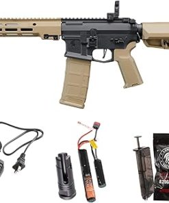 Lancer Tactical Gen 2 Stalker SBR 10″ M4 AEG Ambidextrous Airsoft Rifle (Battery & Charger Included)