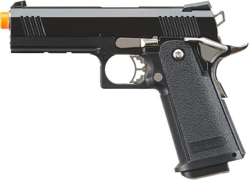 GoldenBall & Eagle Steel 1911 OPS-MRP Hi-Capa 5.1 Gas Blowback Airsoft Pistol