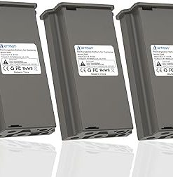 Artman Hunting Camera Rechargeable Battery 3-Pack 6500mAh Trail Camera Lithium Battery Pack Compatible with Reveal Hunting Camera X, X Pro, Pro 3.0, X Gen 2.0, X Gen 3.0, XB, SK