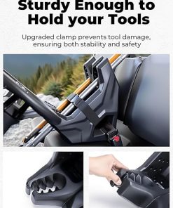 KEMIMOTO UTV Hunting Tool Holder Rack, Universal On Seat Hunting Tool Mount, Seat Mount Bracket Compatible with Polaris Ranger General, Can-Am Defender, Pioneer 2