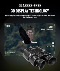 PINTY Head Mounted Night Vision Goggles, Rechargeable Binoculars for Adults, 4X Digital Zoom IR Night Vision Binoculars with 1080P Video & 3MP Photo, Professional Binoculars for Bird Watching Hunting 2