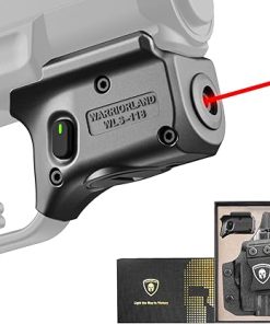 WARRIORLAND Red Laser Sight Fit Springfield Hellcat (Not Fit Pro) with Kydex Holster, First Red Beam Sight with Power Indicator, IWB Carry, Right Hand, WLS-118 w/Hellcat Holster