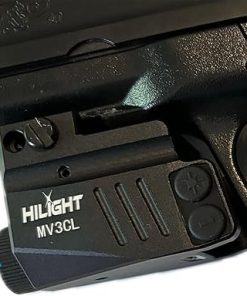 HiLight – Tactical MV3CL, Maverick – 500 Lumens Strobe Flashlight & Single (Turquoise) Laser w/Rechargeable USB Battery – Subcompact, Compact Pistol, Handguns & Precision Laser Class of IIIA, <5mW