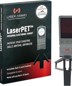 Laser Ammo LaserPET Multi Laser Compatible Personal Electronic Target Training System, Improve Your Shooting Anytime, Anywhere, with Your Personal Firearm (Works with Most Non-Laser Ammo Lasers)