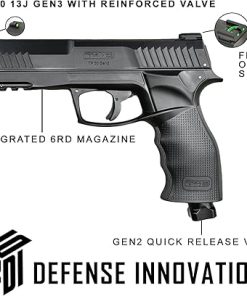 Defense Innovation HDP50 TP .50 Cal CO2 Powered 13 Joules Power Factory Production Version (Black) 2