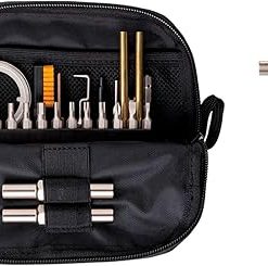 Fix It Sticks .223 Caliber Gun Maintenance Tool Kit with Soft Carrying Case & Ratcheting T-Way Wrench with Locking Hex Drive Combo