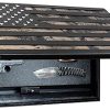 Tactical Traps – 1791 Whiskey Barrel American Flag with Lift-Up Storage – Standard 25″ x 15” – Storage with RFID Lock, Easy Installation, Secure & Safe Compartment