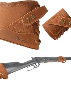 WAYNE’S DOG Slip-On Recoil Pad for Rifle Shotgun, No Drill Leather Barrel Mount Gun Stock Buttstock Extension Pads