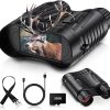 Hunting Backpack for Men, 60/80L Camo Backpack with Waterproof Rain Cover, 600D Hunting Pack for Hunters 4