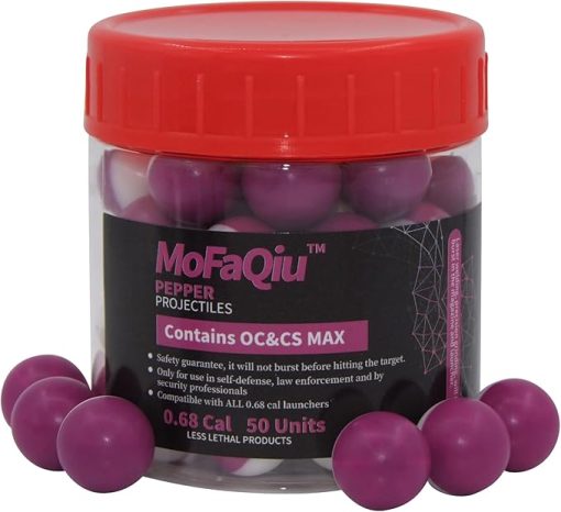 MAX 68 Cal Peppers Projectile OC and CS Ultrafine Powder Pepper Ball - Laser weldingwithout Leakage It is Safer,Compatible with All .68 Cal Pepper Ball launchers - Image 2