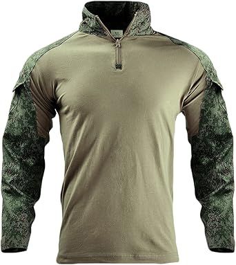 HARGLESMAN Men’s Tactical Military Suits Long Sleeve Fitting Amry Uniforms Combat Shirt and Pants with Knee Pads 2 HARGLESMAN Men's Tactical Military Suits Long Sleeve Fitting Amry Uniforms Combat Shirt and Pants with Knee Pads - Image 2