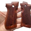 SofHold Gun Magnet Mount for Vehicle & Home Made in USA Premium Hand Crafted Leather Strong Heavy Duty 50lbs Magnet Mount for Pistol, Rifle, Shotgun, 3 PKs 4