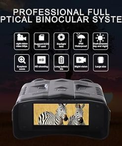 Night Vision Goggles – 4K Night Vision Binoculars for Adults,10X Digital Zoom, 3.2” Large Screen Binoculars can Save Photo and Video with 128GB Memory Card (Pro-N031) 2