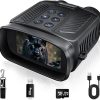 Night Vision Goggles,Rechargeable Night Vision Binoculars for Adults,2.7″Large Screen can Save1080P Video and12M Photo,Compatible with Fast MICH Helmet,Include 32GB SD Card &night vision goggles mount 4