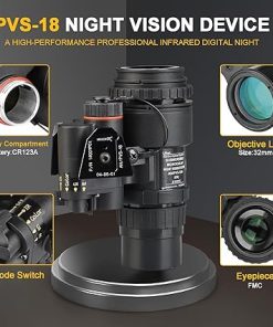 1X-1.5X 32mm Digital Night Vision PVS18, high-Performance Infrared PVS-18 Lightweight Design for Hunting 2