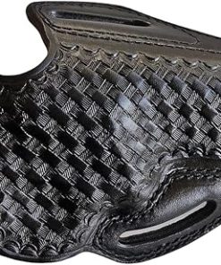 Leather Holster Fits Colt Python, Colt King Cobra / 357 Magnum – Thumb Break – Basket Weave – Genuine Leather – Handmade – ShnLeaher 2