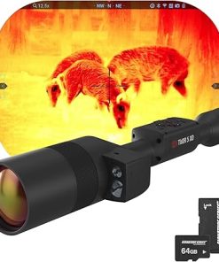ATN Thor 5 XD LRF 1280 Smart HD Thermal Scope with 1280×1024, 12 Micron Sensor | Magnification, Built-in Laser Rangefinder, Full HD Video Recording, Smooth Zoom | Exclusive Signature Series Kit