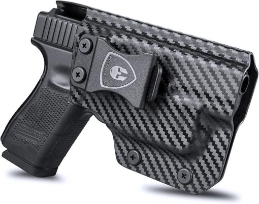 WARRIORLAND G17/19 w/TLR6 Holster IWB Kydex Holster Compatible with Glock 17/19/19X/44/45(Gen 1-5) w/TLR-6 Pistol, Inside Waistband Concealed Carry Holster, Adj. Cant & Retention