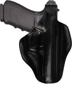 Leather Belt Holster Fits CZ 75 SP01 P01 P10S P07 Duty 2075 Rami Shadow 2, Premium Leather, Thumb Break