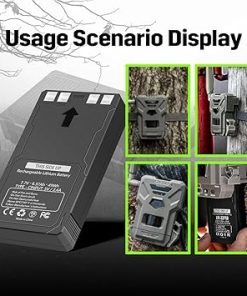 2-Pack LI T-22 Battery Rechargeable Camera Batteries Compatible for Flex Cellular Trail Camera Flex-M Flex-Plus FLEX-G36 Flex-S,LI T-22 Rechargeable Lithium Battery 2