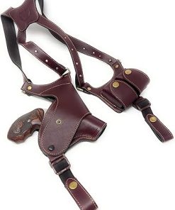 Cardini Leather Premium Shoulder Holsters for Concealed Carry, S&W J Frame, Taurus 605, 642 Airweight, 38 Special 2