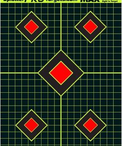 18×24 Extra Large Splatter Targets. Two Color Splatter to Easily See Your Shots! Bright Fluorescent Yellow and White Splatter. 2