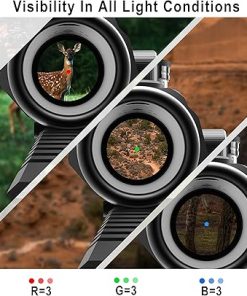 Red Dot Sights for AR Rifle R15 Green Dot Sight Parallax-Free Scope Gun Optics Red Green Blue 1x30mm 2 Moa Water Resistance Shockproof Adjustable with Compatible Picatinny Rail Mount 2