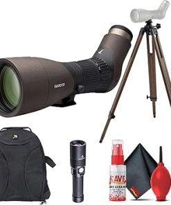 Swarovski ATX Interior 25-60x85mm Spotting Scope Kit (Angled Viewing) + Padded Backpack + Flashlight + Cleaning Kit