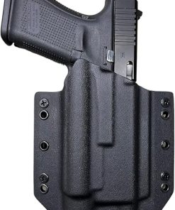 TR Holsters Black Kydex Holster Compatible with Glock 19 23 Olight BALDR PRO R