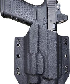 Black Kydex OWB Holster Compatible with Glock 20 GEN 5 Streamlight TLR-2, TLR-2 HL