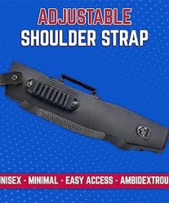 DeSantis Nylon Kurz Shotgun Case – Shotgun Scabbard, Rifle Scabbard, Compatible with the Mossberg Shockwave, Remington TAC-14 and Other Similar Sized Shotguns (.410 Gauge)- Ambidextrous, Black 2
