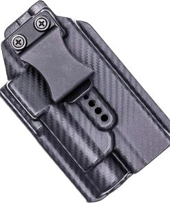 Rounded LUX Weapon Mounted Light IWB Holster – Inside Waistband Concealed Carry, American Made, Concealment Express, Carbon Fiber Black Kydex, Fits: