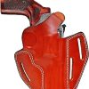 Premium Suede Leather Shoulder Holster System with Double Magazine Carrier Fits Kimber Ultra Crimson Carry II 45 ACP 3”BBL, Right-Hand Draw, Brown Color #1469# 3