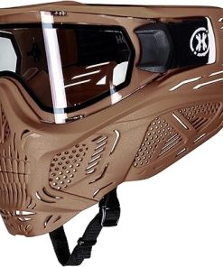 HK Army HSTL Skull Paintball Goggle/Airsoft Mask (Tan, Clear)