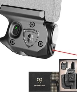WARRIORLAND Pistol Light Laser & Holster Fit for Sig P365/ P365X/ P365XL, Compact 150-Lumen Trigger Mounted Tactical Weapon Light with Red Laser White LED Flashlight & IWB Holster, Power Indicator