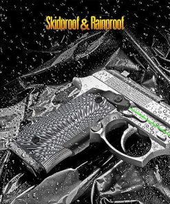 DARKFANG Compact Size 1911 Laser Grips and .45 ACP Laser Bore Sight Bundle 2