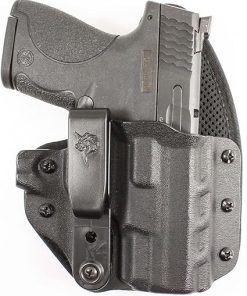DeSantis Uni-Tuk Gun Holster, Built-in Spur, Fits S&W M&P Shield 9/40, S&W M&P Shield 9 Plus with OR Without RED DOT, IWB Holster, Adjustable and Tuckable 360-C Clip, Right Fitment, Black