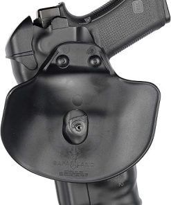 Safariland 6378RDS Automated Locking System Duty Holster, Red Dot Sight Compatible, STX Plain Black, Right Hand, Fits: S&W M&P 4IN Surefire X300U 2